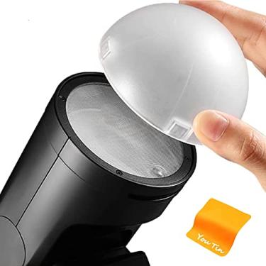 Imagem de Godox AK-R11 Cúpula difusora para câmera flash GODOX V1 V1Pro V100 cabeça redonda, V100C V100N V100S V1Pro-C V1Pro-N V1Pro-S V1C V1N V1S, AD200 Pro II AD100Pro AD200Pro AD200 / H200R