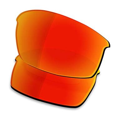 Imagem de OSharp Lentes de substituição de desempenho para óculos de sol Oakley Flak Jacket - Laranja vibrante