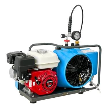 Imagem de TUXING Compressor de ar PCP 4500psi, pressão ajustável 5,5 HP compressor de motor a gasolina de quatro tempos, fluxo de ar de 3,5 CFM/100L/MIN para estação de enchimento de pistola de ar de paintball