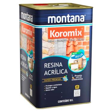 Imagem de Resina Acrilica Base Agua Brilhante Koromix 18 Litros Montana