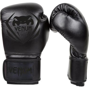 Imagem de Venum Luvas de boxe Contender - Preto/Preto, 473 g