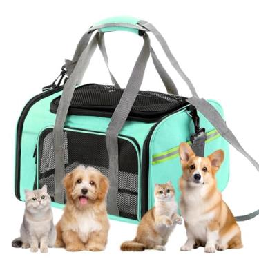 Imagem de Bolsa Transporte Pet Ventilação em 4 lados Bolsa Transporte Pet Avião Para LATAM Paw Up (Verde)