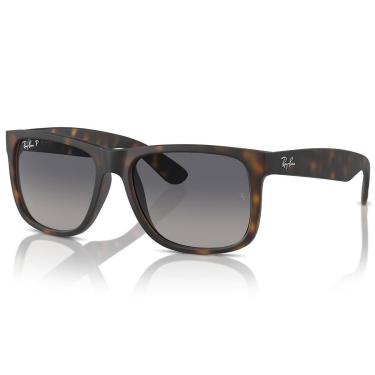 Imagem de Óculos de Sol Ray Ban Justin Havana Polarizado RB4165 865/8S-55-Unissex