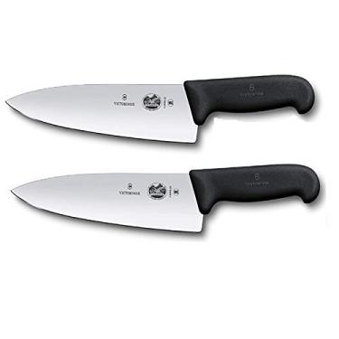 Imagem de Victorinox Faca Fibrox Pro Chef, FFP do chef de 20 cm – Conjunto de 2