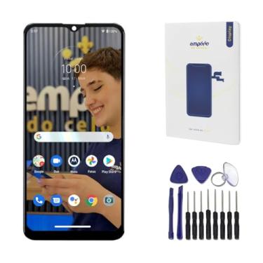 Imagem de Tela Frontal Display Touch Compatível Moto G10 G30 Premium Preto