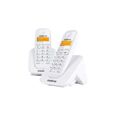 Imagem de Telefone Intelbras Sem Fio TS 3112 + Ramal, Identificador de Chamadas, Branco - 4123002