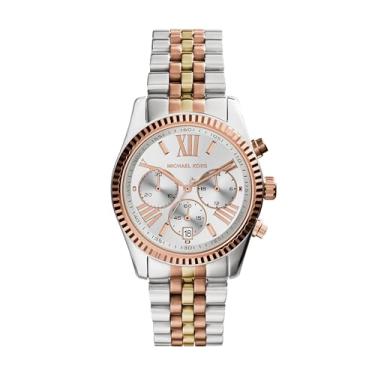 Imagem de Michael Kors Relógio de pulso feminino Lexington, Prata, 38 mm, MK5735 - Cronógrafo esportivo Lexington