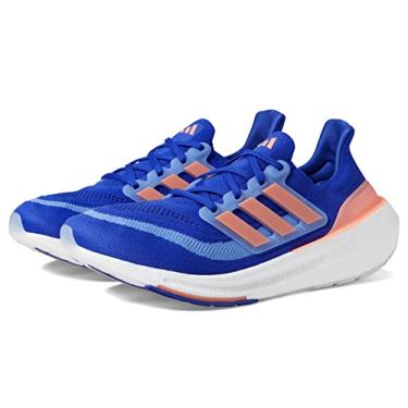 Imagem de adidas Tênis de corrida masculino Ultraboost Light, Azul lúcido/Coral Fusion/Blue Fusion, 43