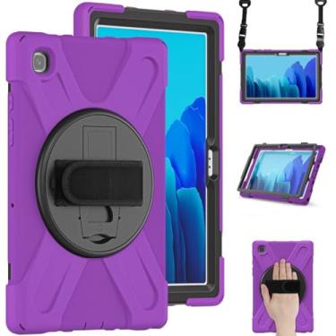 Imagem de Capa de tablet para Samsung Galaxy Tab S6Lite 10.4 2024 TabE A 8.0 Tab A 8.4 9.7 10.1 10.5 Tab S2 8 9.7 S3 9.7 S4 S5E S6 10.5 Active (Purplr, para Tab S3 9.7 T822 0 2017 7)
