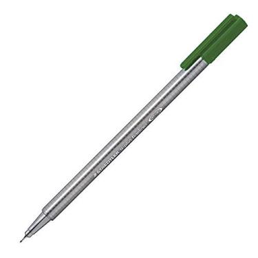 Imagem de STAEDTLER Caneta Ponta Fina Triplus Fineliner 0.3mm 1 Unidade Verde Terra - 334-55 - Corpo Ergonômico Triangular – Ideal para Escrita e Bullet Journal