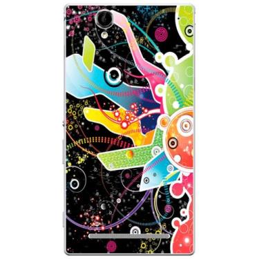 Imagem de Capa Adesivo Skin058 Verso Para Sony Xperia T2 D5322 - KawaSkin