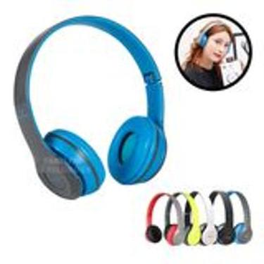 Imagem de Fone De Ouvido Headphone P47 Wireless Bluetooth Dobrável Academia, Ver