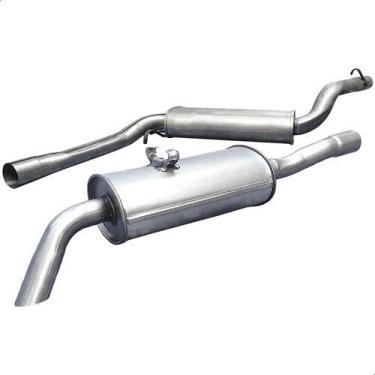 Imagem de Kit Escapamento Silencioso + Traseiro Quantum 1.8 2.0 91 92 - ScapJá