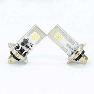 Imagem de Lâmpada LED H7 6500K Bivolt 10W 1300LM Efeito Xênon Carro Moto Caminhã