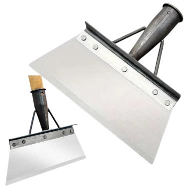 Imagem de Pá de Jardinagem Multifuncional De Aço Inoxidável,Pá Plana de Limpeza Pesada Sem o Cabo.