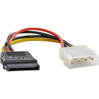 Imagem de Cabo de Força Sata 15cm PC-STF015 Plus Cable