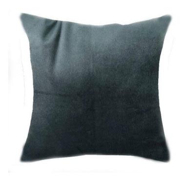 Imagem de Kit 2 Capa Almofada Veludo Lisa 43x43 ZIPER - MODAKASA, Verde