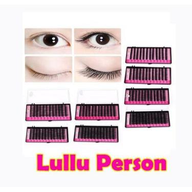 Imagem de Cílios Fio A Fio Para Extensão De Cílios 0.12c - Lullu Person, 12MM