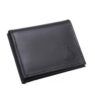 Imagem de Carteira Em L Couro Alta Qualidade Porta Cartao Documentos Cedulas Est