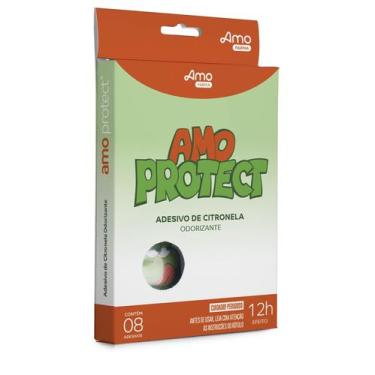 Imagem de Adesivo Repelente Amo Protect - Citronela Natural 8h - Amh Farma