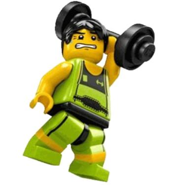 Imagem de LEGO 8684 Minifigure Series 2 - Weight Lifter (Loose)