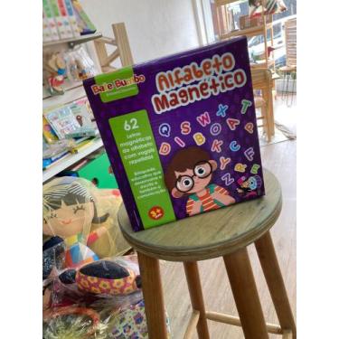 Imagem de Alfabeto Magnético 62 peças - Bate 