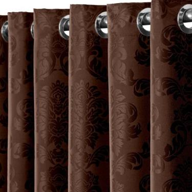 Imagem de Cortina Jacquard Semi Blackout 2,80x1,80 Janela Sala E Quarto - BOB SH