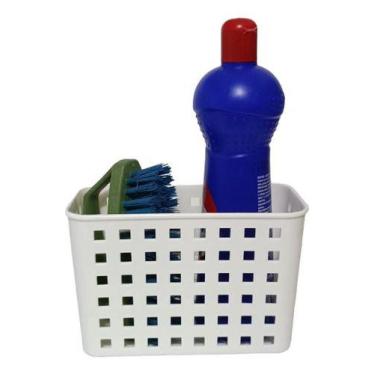 Imagem de Cesta Organizadora Multiuso Com Ventosa Lavanderia Cozinha - Paramount