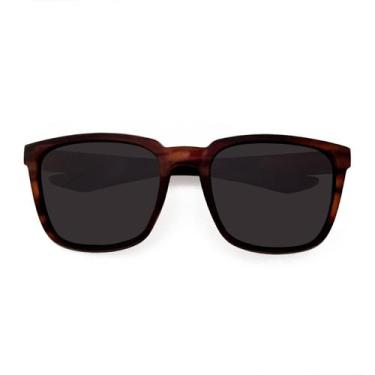 Imagem de Óculos De Sol Quadrado Preto Unissex Proteçãouv400 Masculino - Lumishi