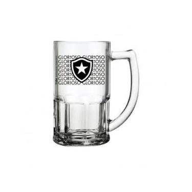 Imagem de Caneca De Vidro Chopp Cerveja 340Ml Botafogo Licenciado - Allmix