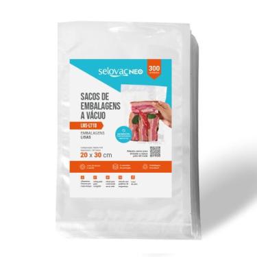 Imagem de Embalagens para Vácuo Lisa 20x30cm Pct c/ 300 un  Selovac
