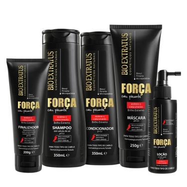 Imagem de Kit Bio Extratus Força Com Pimenta 350 Linha Completa 5Itens