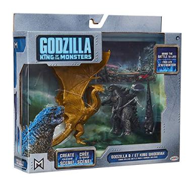 Imagem de Jakks Pacific - Godzilla e King Ghidorah - Conjunto de Figura de Ação de Batalha