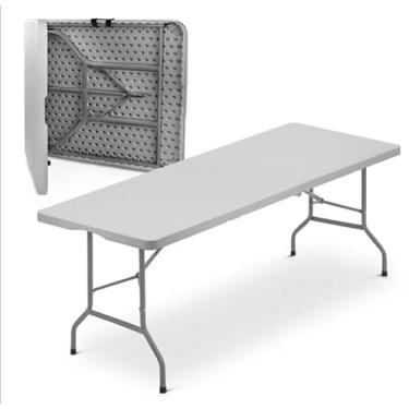 Imagem de Mesa Retangular dobrável ao meio 2,44 m