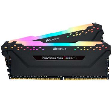Imagem de Memória RAM Corsair Vengeance RGB Pro, 16GB (2x8GB), 3600MHz, DDR4, CL