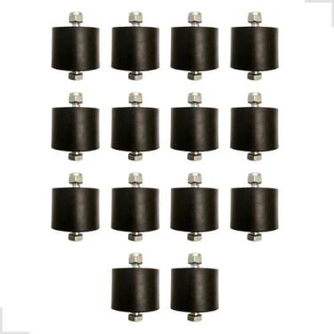 Imagem de Kit 14 especial berço roller com parafuso p/ lancha jet ski - VABADUS