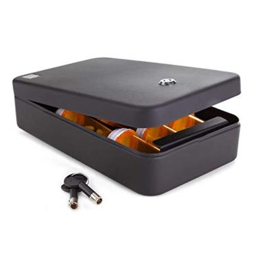 Imagem de MEDICINE RX SAFE Cofre Para Gaveta De Medicamento - Trava Para Chave Preta (Mds-2K)