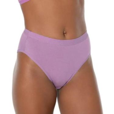Imagem de Calcinha Demillus Cintura Alta 56014 Plus Size Lithos, Orquídea, XG