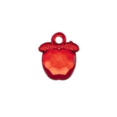 Imagem de Pingente Acrílico Frutinha Morango/Maçã 10 Unidades Decoração Pulseira