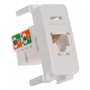 Imagem de Modulo tomada informatica rj45 cat5e br b3 - margiurus - MARGIRIUS