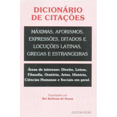 Imagem de Dicionário de Citações - Editora Rígel