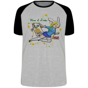 Imagem de Camiseta Adventure Time Fiona Cake Blusa Plus Size extra grande adulto