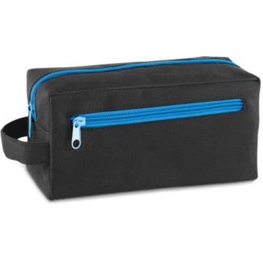 Imagem de Necessaire com Alça Personal TopGet, Preto, Azul
