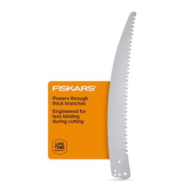 Imagem de Fiskars Lâmina de serra de poste de substituição para serras de poda Fiskars e podadores de árvores, lâmina de 38 cm com design de dente estilo motosserra Woodzig