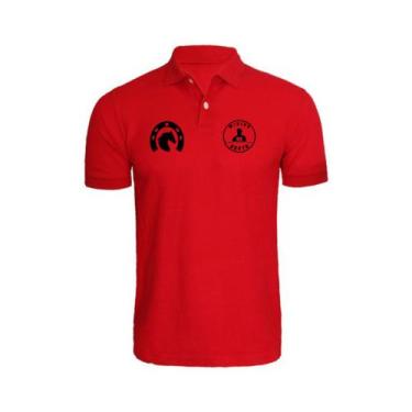 Imagem de Camiseta Mininu Bruto Gola Polo Ferradura Marca Country Vermelho, Verm