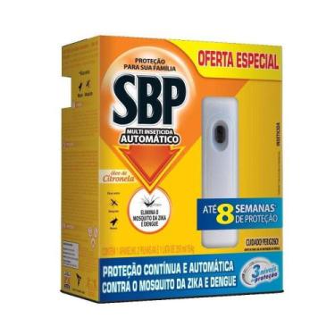 Imagem de Inseticida Automático Sbp 250Ml Aparelho+Refil Citronela