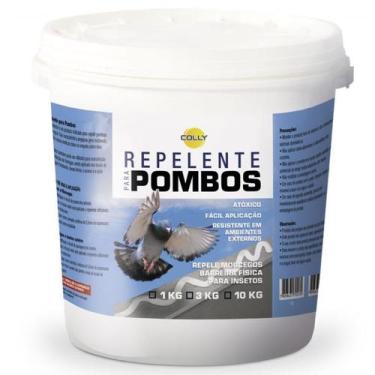 Imagem de Gel Repelente de Pombos Morcegos Insetos Colly Pote de 1kg - Colly Quí