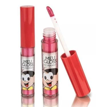 Imagem de Lip Gloss Infantil Morango Hipoalergênico Turma da Mônica - Salão Mági