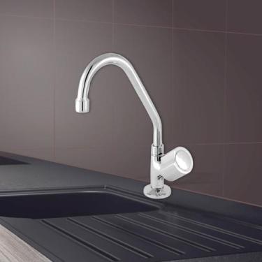 Imagem de Torneira Bica Móvel Alta 1/4 De Volta C34 - Del Metais, Bancada, C40