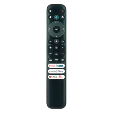 Imagem de Controle remoto de voz de substituição RC813 compatível com TCL Smart TV 55Q550G 85QM850G 98QM850G 65Q550G 75Q750G 75S450G 85S450G 85Q750G 58S450G 75Q650G 85Q650G 65S45 0G 65QM850G 55Q750G 65Q750G